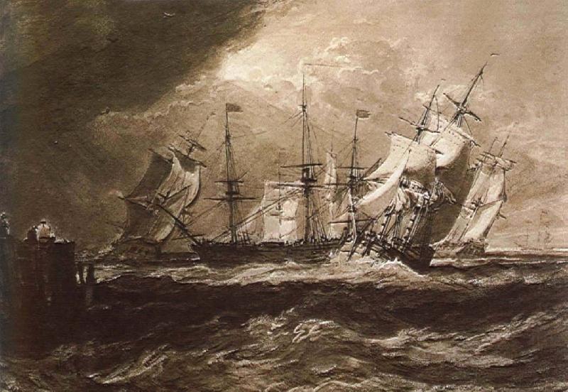 Boat in the breezee, Joseph Mallord William Turner